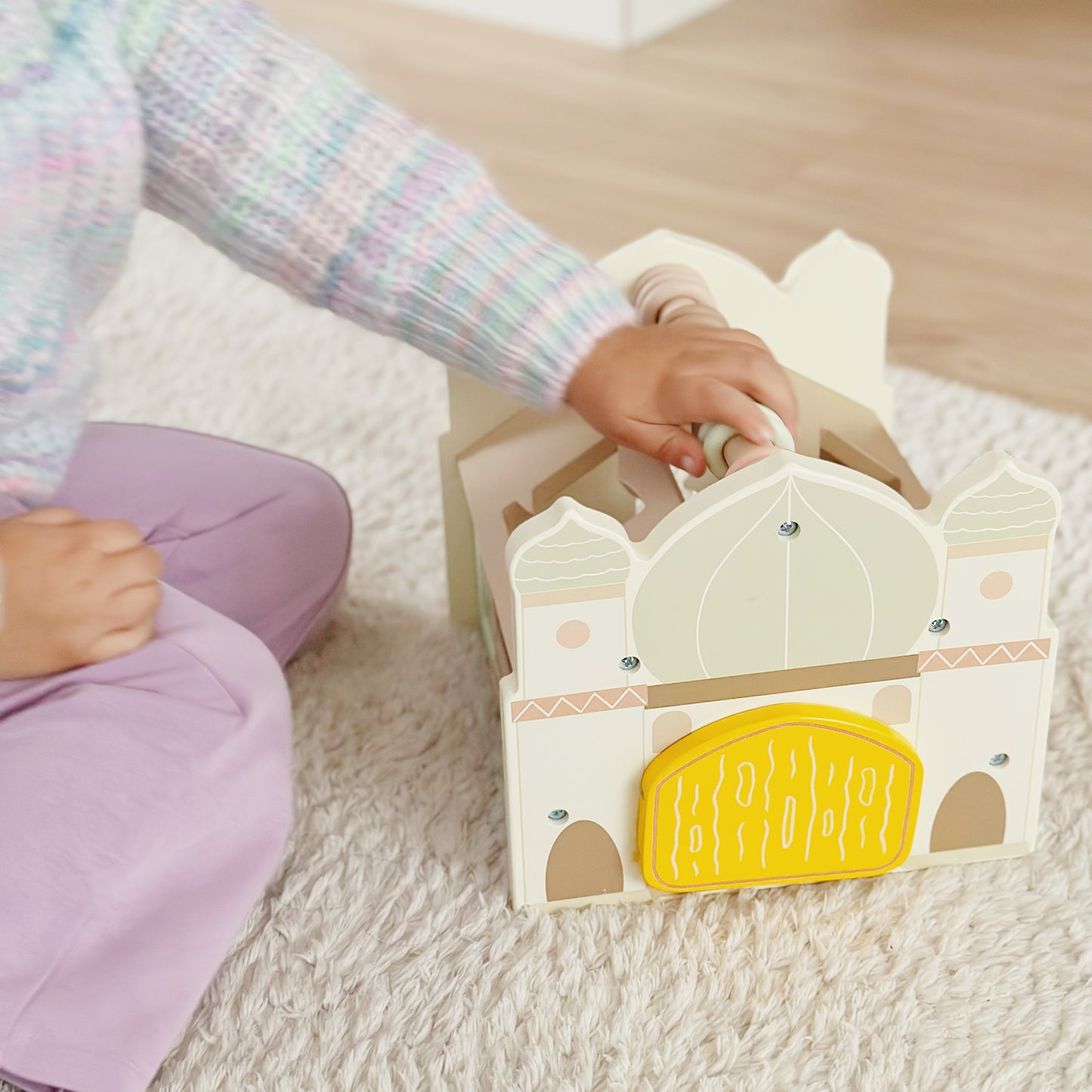 Mijn eerste kleine masjid - Houten blokkensorteerder